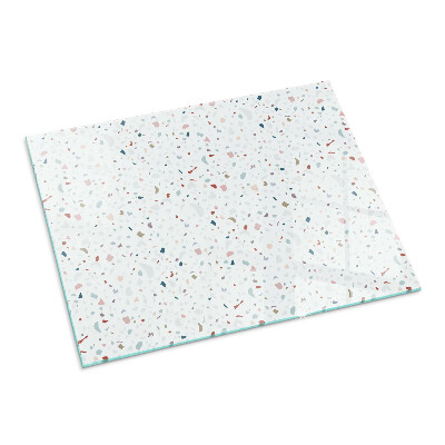 Plaat voor onder kachel Microvormen in subtiele harmonie