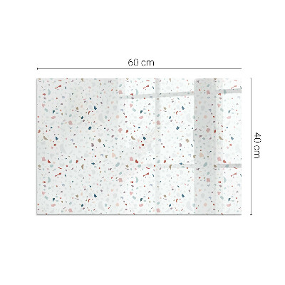 Plaat voor onder kachel Microvormen in subtiele harmonie