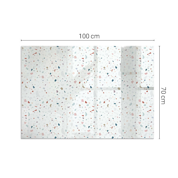 Szyba hartowana pod kominek Mikro kształty w subtelnej harmonii