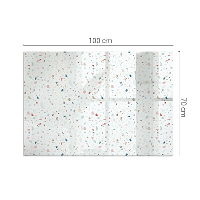 Plaat voor onder kachel Microvormen in subtiele harmonie