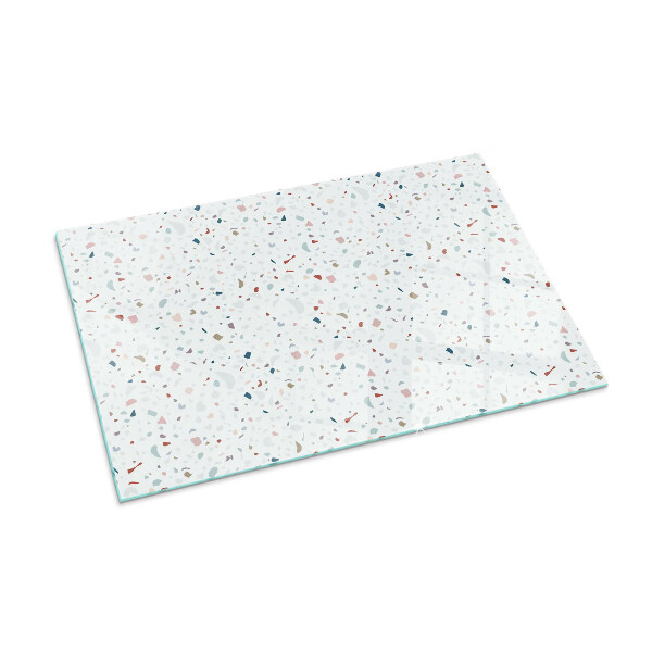 Plaat voor onder kachel Microvormen in subtiele harmonie