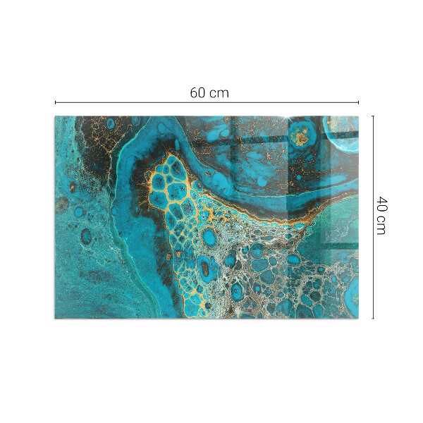 Podkładka pod kominek Ekspresyjny motyw o organicznej formie