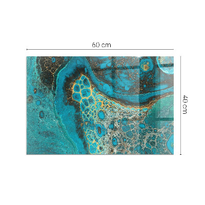 Podkładka pod kominek Ekspresyjny motyw o organicznej formie