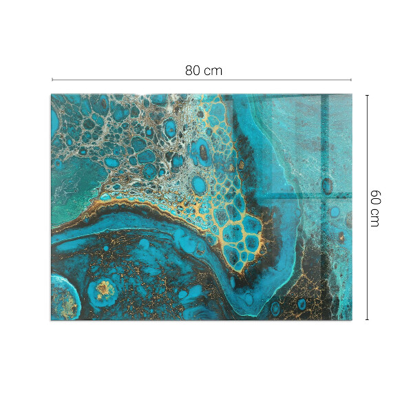 Podkładka pod kominek Ekspresyjny motyw o organicznej formie