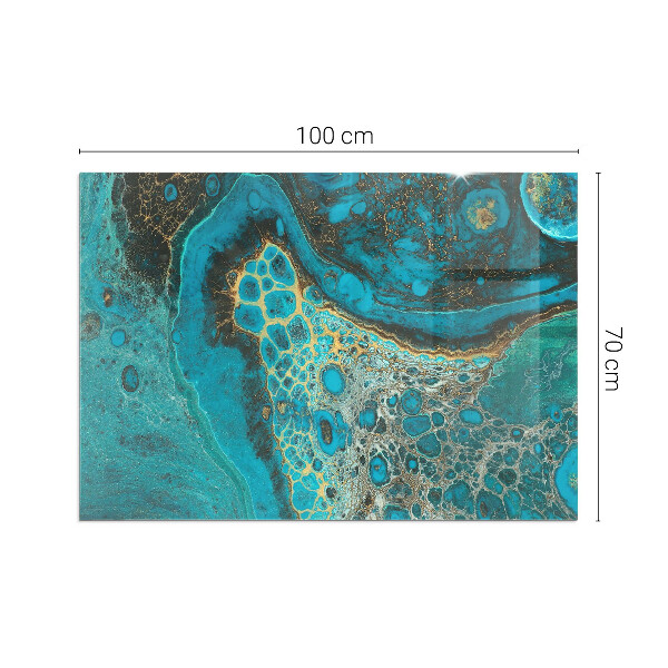 Vloerplaat openhaard Een expressief motief met een organische vorm.