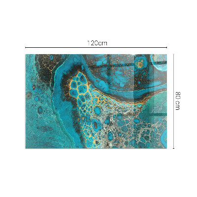 Podkładka pod kominek Ekspresyjny motyw o organicznej formie