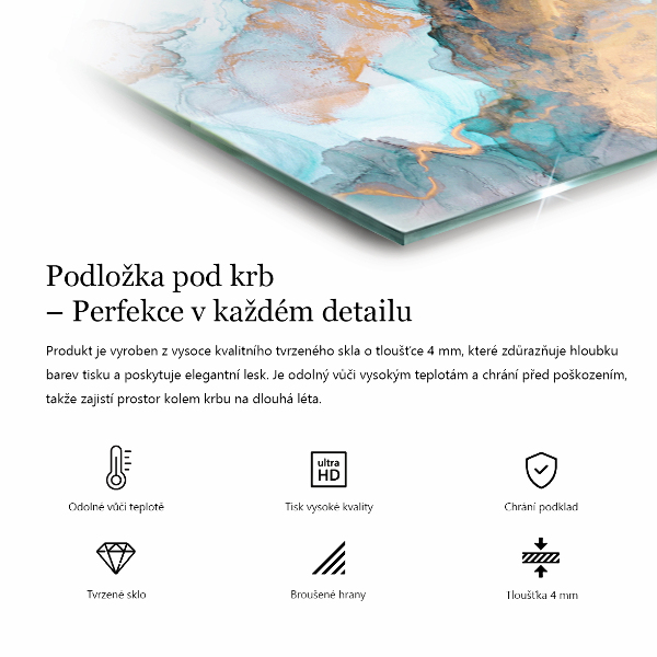 Szyba hartowana pod kominek Motyw autentycznego kamienia