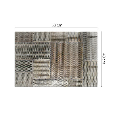 Vloerplaat openhaard Geperforeerd metalen ontwerp