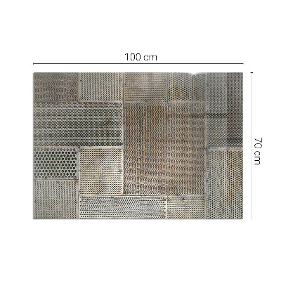 Podkładka pod kominek Design perforowanego metalu