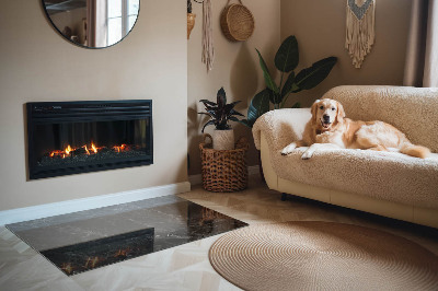 Vloerplaat openhaard Klassiek marmerdesign