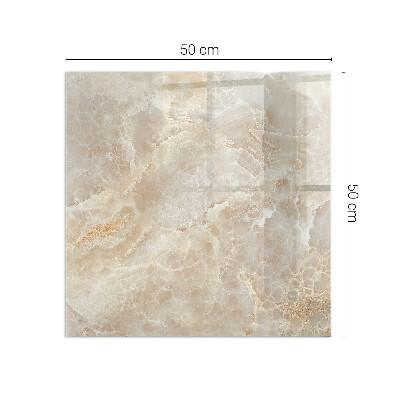 Plaat voor onder kachel Steenmotief in organische stijl