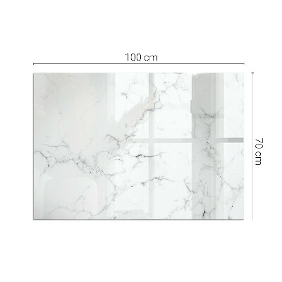 Podkładka pod kominek Wzór marmuru z eleganckimi żyłkami