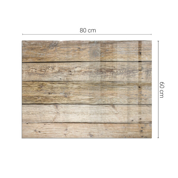 Szyba hartowana pod kominek Wzór nawiązujący do drewna