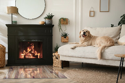 Vloerplaat openhaard Bordenpatroon in een harmonieuze opstelling