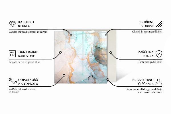 Vloerplaat openhaard Abstract patroon met een unieke structuur
