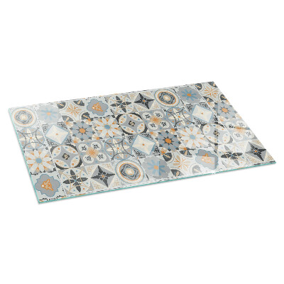 Plaat voor onder kachel Mozaïek tegelpatronen