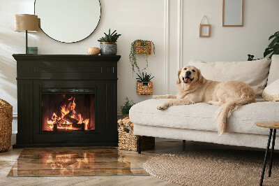 Vloerplaat openhaard Houtnerfpatronen