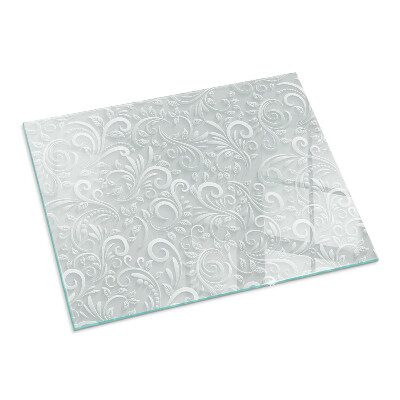 Plaat voor onder kachel Verfijnd plantenontwerp