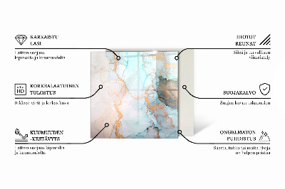 Plaat voor onder kachel Abstract 3D-patroon