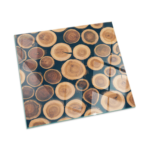 Vloerplaat openhaard Een doos met een ingedeukt houtmotief.