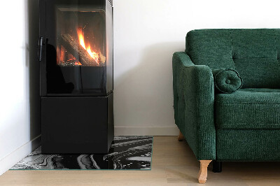 Vloerplaat openhaard Lijnen en golven in een moderne uitvoering