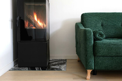 Vloerplaat openhaard Lijnen en golven in een moderne uitvoering