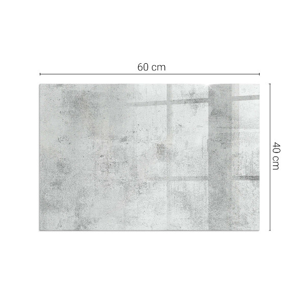 Plaat voor onder kachel Betonstructuur in stijl