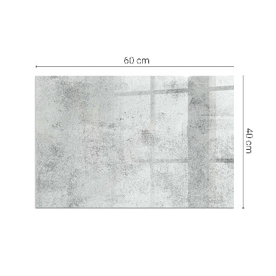 Szyba hartowana pod kominek Betonowa faktura w stylu