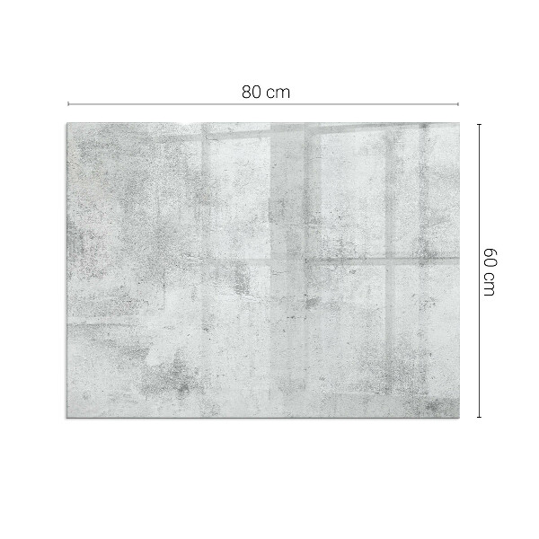 Plaat voor onder kachel Betonstructuur in stijl