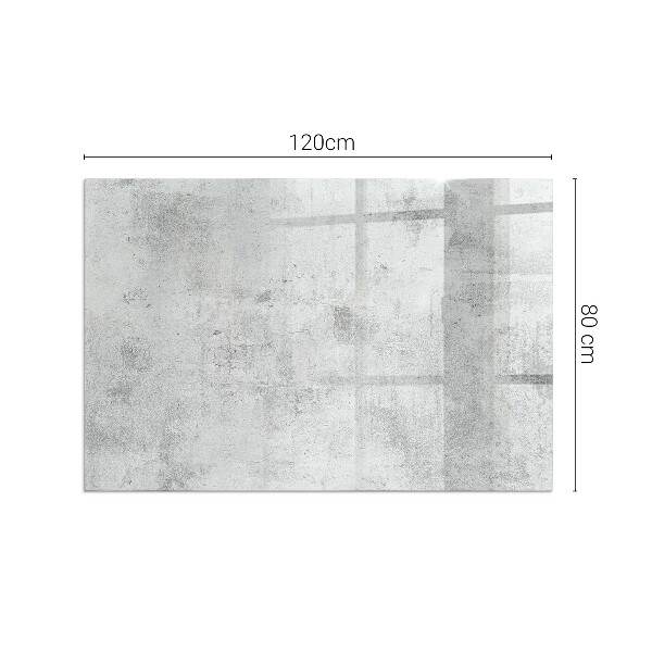 Plaat voor onder kachel Betonstructuur in stijl