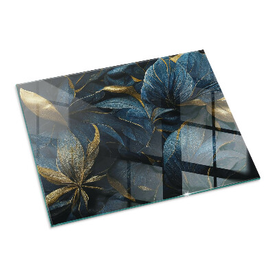 Podkładka pod kominek Szykowne liście w wzorze