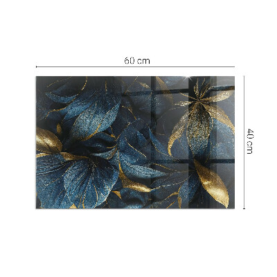 Podkładka pod kominek Szykowne liście w wzorze