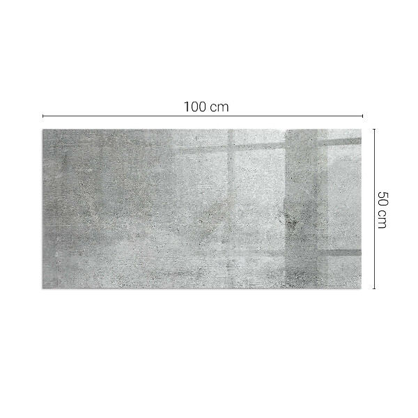 Podkładka pod kominek Betonowa struktura w stylu