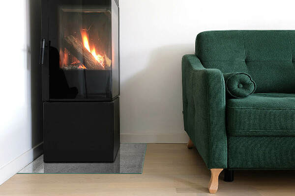 Vloerplaat openhaard Betonconstructie in stijl