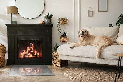 Vloerplaat openhaard Betonconstructie in stijl