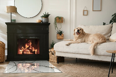 Vloerplaat openhaard Aderpatroon in marmerstijl