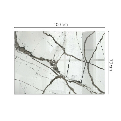 Vloerplaat openhaard Aderpatroon in marmerstijl