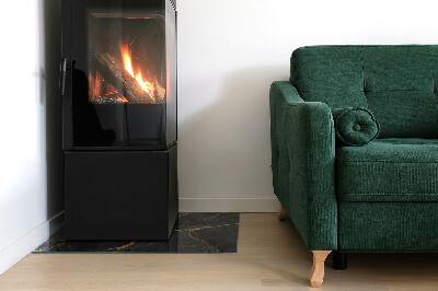 Podkładka pod kominek Klasyczny marmur z finezyjnymi żyłkami