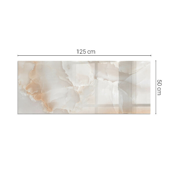 Szyba hartowana pod kominek Wzór naturalnego kamienia