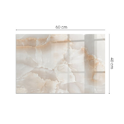 Szyba hartowana pod kominek Wzór naturalnego kamienia