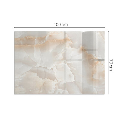 Szyba hartowana pod kominek Wzór naturalnego kamienia