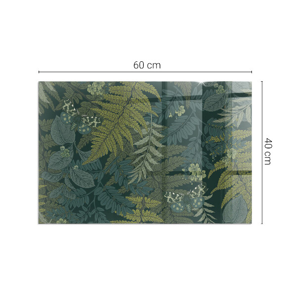 Podkładka pod kominek Motyle wśród roślinnych akcentów