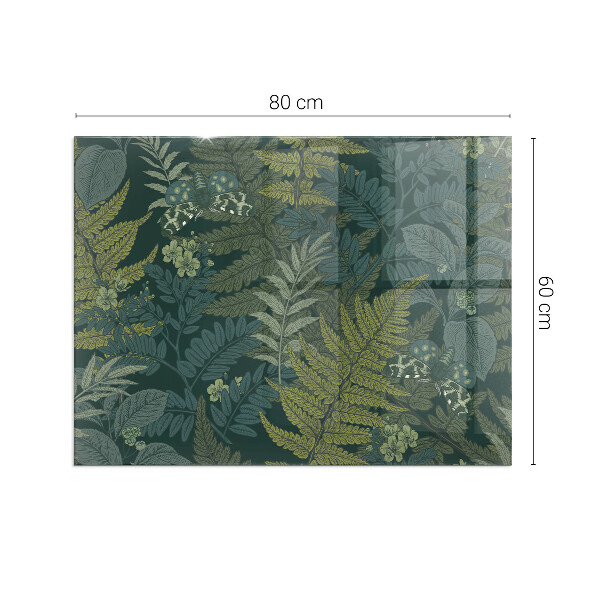 Vloerplaat openhaard Vlinders tussen plantenaccenten