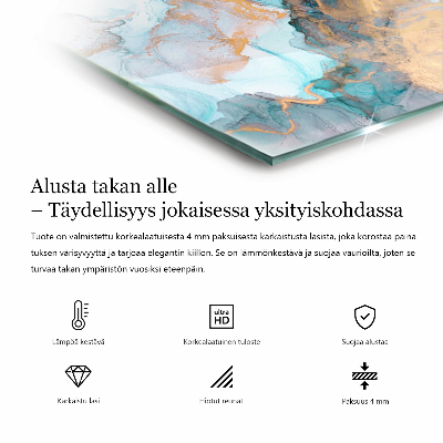 Podkładka pod kominek Elegancki marmurowy motyw