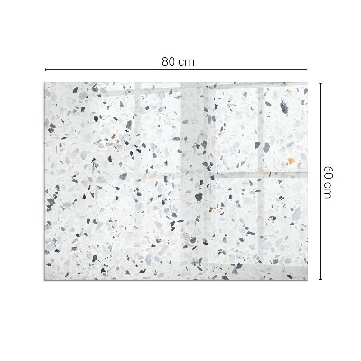 Podkładka pod kominek Wzór kamieni z subtelnymi detalami