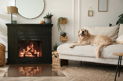 Vloerplaat openhaard Kleur bruin