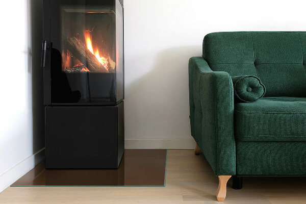 Vloerplaat openhaard Kleur bruin