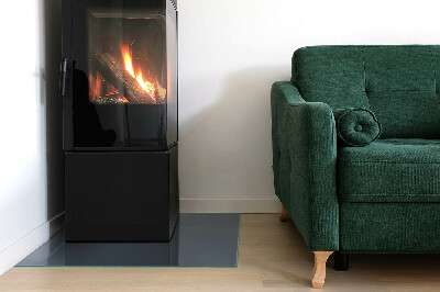 Plaat voor onder kachel Kleur: Donkerblauw