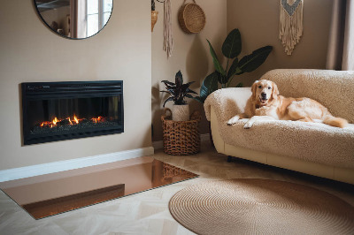 Podkładka pod kominek Kolor Brązowy