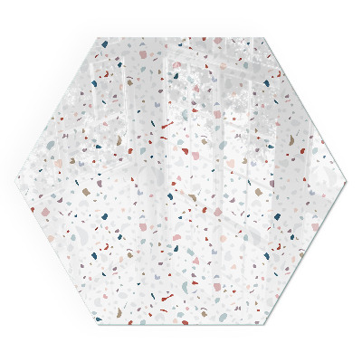 Sześciokątne szkło pod kominek Kształty w miniaturowym wydaniu